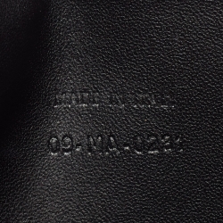 Pre Owned Dior Black Cannage Leather Large Caro Daily Pouch
