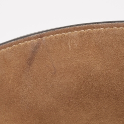 Pre Owned Dior Gold Cannage Leather Small Soft Lady Dior Tote