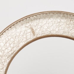 Pre Owned Dior Gold Cannage Leather Small Soft Lady Dior Tote