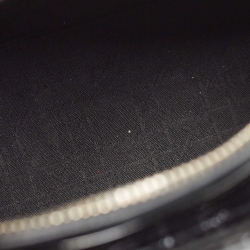 Pre Owned Dior Black Cannage Patent Leather Medium Lady Dior Tote