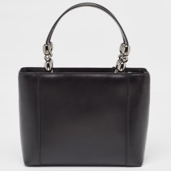 مملوكة مسبقًا Dior Black Glossy Leather Malice Tote