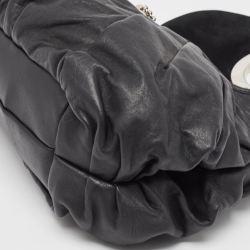 Pre Owned  Dior Black Leather Jazz Club Bag