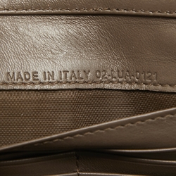 مملوكة مسبقًا Dior Olive Green Cannage Patent Leather Lady Dior Rendezvous Wallet on Chain