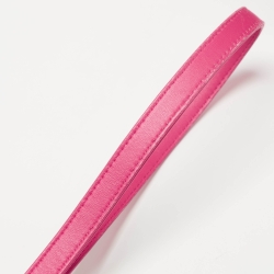 Pre Owned Dior Bright Pink Cannage Leather Large Lady Dior Tote