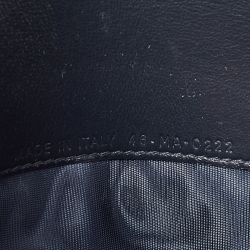 مملوكة مسبقًا محفظة بسلسلة ديور سادل جلد وكانفاس أوبليك عنابية