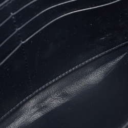 مملوكة مسبقًا محفظة بسلسلة ديور سادل جلد وكانفاس أوبليك عنابية