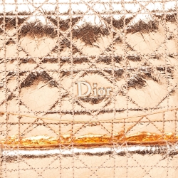 Dior Bronze Cannage Foil Leather Small Stardust Backpack