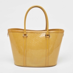 Pre Owned Dior Oblique Embossed Patent Leather Shopper Tote