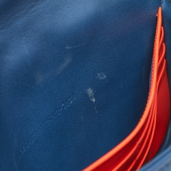 Dior Blue Cannage Leather Miss Dior Promenade Chain Clutch