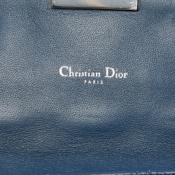 Dior Blue Cannage Leather Miss Dior Promenade Chain Clutch