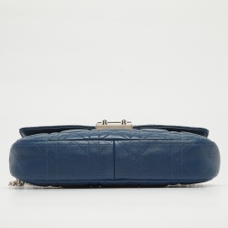 Dior Blue Cannage Leather Miss Dior Promenade Chain Clutch