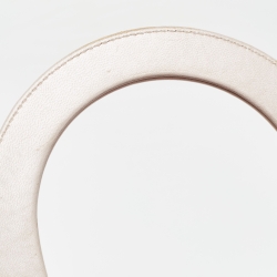 Pre Owned Dior Light Pink Cannage Leather Medium Lady Dior Tote