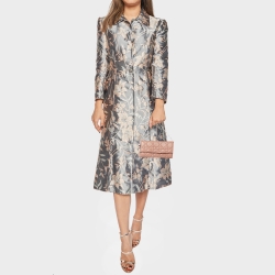 Pre Owned Dior Pink Cannage Leather Lady Dior Wallet On Chain