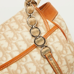مملوكة مسبقًا Dior Multicolor Oblique Coated Canvas and Leather Romantique Trotter Flap Bag