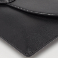 Pre Owned Dior Black Leather Bobby Pouch