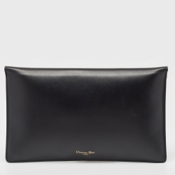 Pre Owned Dior Black Leather Bobby Pouch