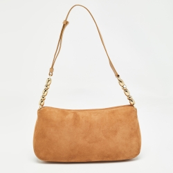 Pre Owned حقيبة كتف ديور ماليس جلد وسويدي أسود 