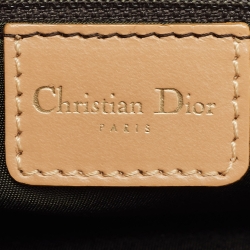 Pre Owned حقيبة كتف ديور ماليس جلد وسويدي أسود 