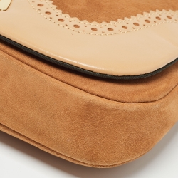 Pre Owned حقيبة كتف ديور ماليس جلد وسويدي أسود 