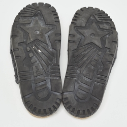 Dior Black Cannage Leather D-Twist Espadrille Sandals Size 40