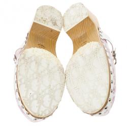 مملوكة مسبقًا Dior Pink Diorissimo Wooden Clogs Size 38.5