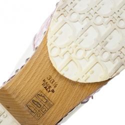 مملوكة مسبقًا Dior Pink Diorissimo Wooden Clogs Size 38.5