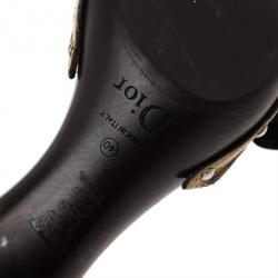 Pre Owned Dior Brown Diorissimo Chain Mules Size 40