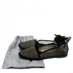 مملوكة مسبقًا حذاء إسبادريلز ديور نيكلي D سويدي وشبك أسود مقاس 41