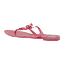 Pre Owned صندل ديور وردي جيلي ثونغ مقاس 39