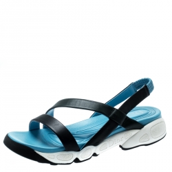 Dior Tricolor Leather Fusion Strappy Sandals Size 39