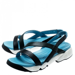 Dior Tricolor Leather Fusion Strappy Sandals Size 39