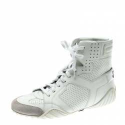 Ankle boots Dior White size 39 EU in Rubber - 25283161