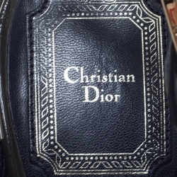 Dior Two Tone Patent Leather Criss Cross Platform Sandals Size 37