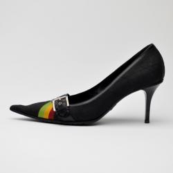 مملوكة مسبقًا Dior Black ‘Rasta’ Collection Pumps Size 39