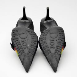 مملوكة مسبقًا Dior Black ‘Rasta’ Collection Pumps Size 39