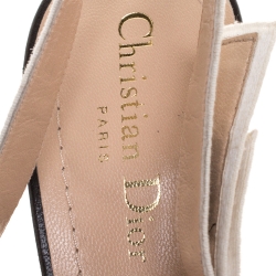 مملوكة مسبقًا صندل ديور مقدمة مدببة فتحة كعب جادور قطيفة عنابي مقاس38