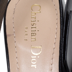 مملوكة مسبقًا Dior Multicolor Embroidered Pointed Toe Slingback Pumps Size 37