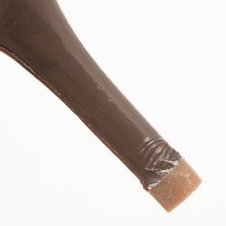 Pre Owned Christian Dior Grey Patent Pumps Size 38.5