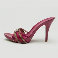 مملوكة مسبقًا Christian Dior Pink Monogram Slides Size 38