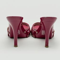 مملوكة مسبقًا Christian Dior Pink Monogram Slides Size 38