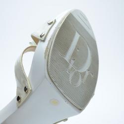 Pre Owned Dior White Bow Detail Sandals Size 38