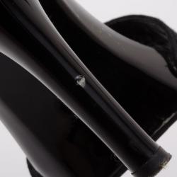 مملوكة مسبقًا Dior Black Embroidered Slides Size 38