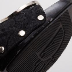 مملوكة مسبقًا Dior Black Embroidered Slides Size 38