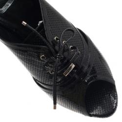 Pre Owned Dior Black Leather Oxford Pumps Size 39.5