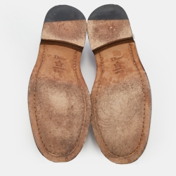 Dior Multicolor Leather Code Slip On Loafers Size 38.5