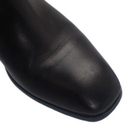 مملوكة مسبقًا Dior Black Leather Riding Knee Boots Size 36.5