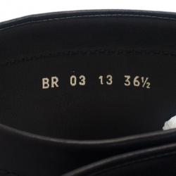 مملوكة مسبقًا Dior Black Leather Riding Knee Boots Size 36.5