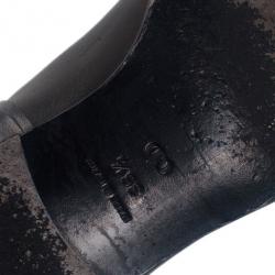 مملوكة مسبقًا Dior Black Leather Riding Knee Boots Size 36.5