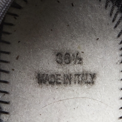 Pre Owned Dior Blue Neoprene and Mesh Fusion Crystal Embellished Slip On Sneakers Size 38.5