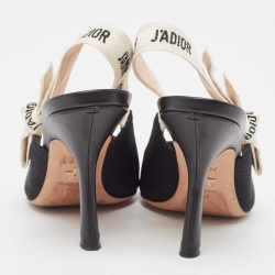Pre Owned Dior Black Technical Fabric J'Adior Pumps Size 37